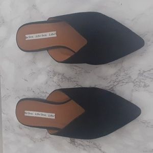 & Other Stories backless flat s in black suede Size EU 36 US 6.